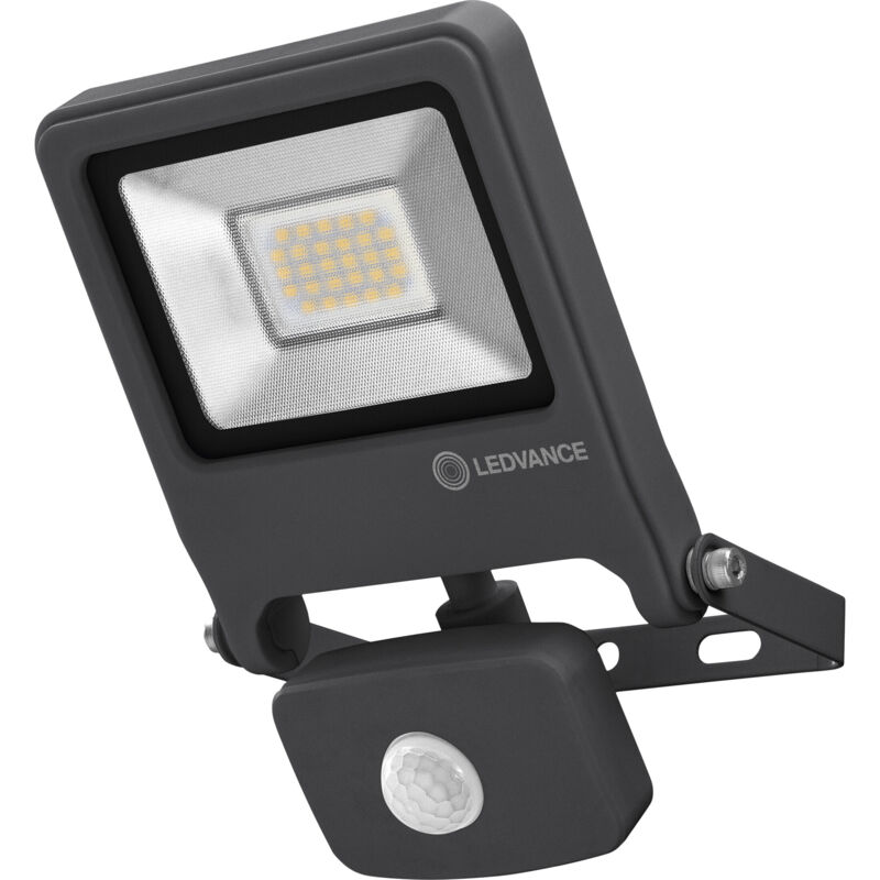 Fluter led pour mur, endura® flood Sensor Cool White / 20 w, 220…240 v, Angle de rayonnement: 120°, Cool White, 4000 k, Matériau: aluminium, IP44