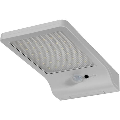 OSRAM LEDVANCE Lampada da esterno LED a parete con alimentatore a batteria, DoorLED Solar / 3 W, 3.3 V, Bianco freddo, 4000 K, Materiale: Acrylnitril-Butadien-Styrol-Copolymer (ABS), IP44