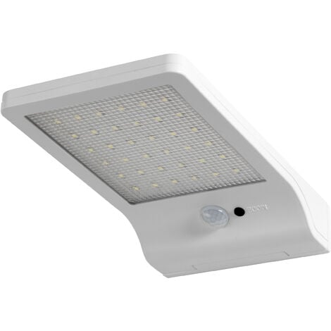 LEDVANCE Lampada da esterno LED a parete con alimentatore a batteria, DoorLED Solar / 3 W, 3.3 V, Bianco freddo, 4000 K, Materiale: Acrylnitril-Butadien-Styrol-Copolymer (ABS), IP44