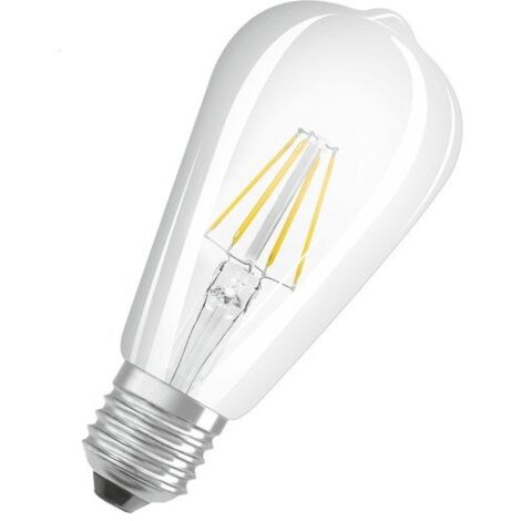LEDVANCE Lampada LED Dimbare Edison-Kolbenform, 5,8 W, bianco freddo