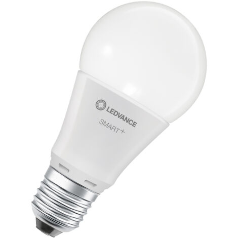LEDVANCE Lampada LED intelligente con tecnologia WiFi, attacco E27, bianco caldo (2700 K), sostituisce le lampade a incandescenza con 60W, SMART+ WiFi Classic dimmerabile, confezione da 1