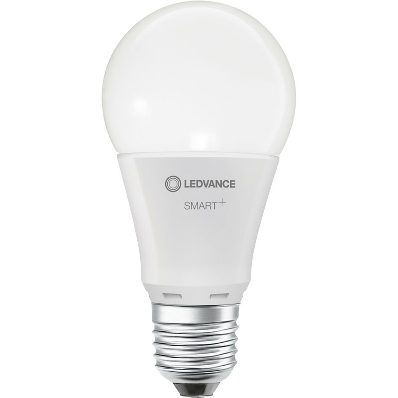Image of Ledvance - Lampada led intelligente con tecnologia WiFi, attacco E27, dimmerabile, bianco caldo (2700 k), sostituisce le lampade a incandescenza con
