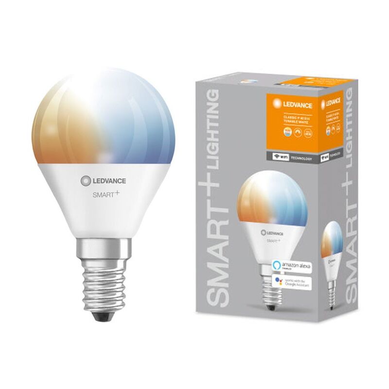 Image of Ledvance - Lampada led - E14 - Tunable White - 2700…6500 k - 5 w - Sostituisce lampade ad incandescenza 40W - smart+ WiFi Mini Bulb Tunable White
