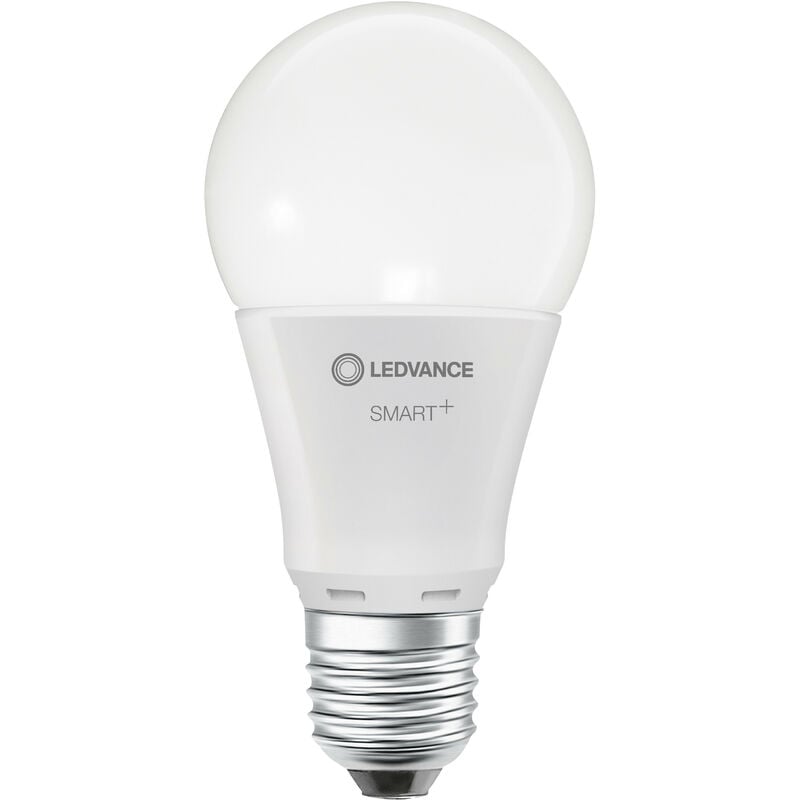 Lampe led intelligente avec technologie WiFi, E27-base, aspect mat ,Blanc chaud (2700K), 1055 Lumen, Remplacement de la traditionnelle 75W-Ampoules