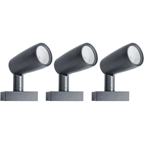 Ledvance LED Außenleuchte Smart+ WiFi Garden Spot silber 3er Set Außenleuchte