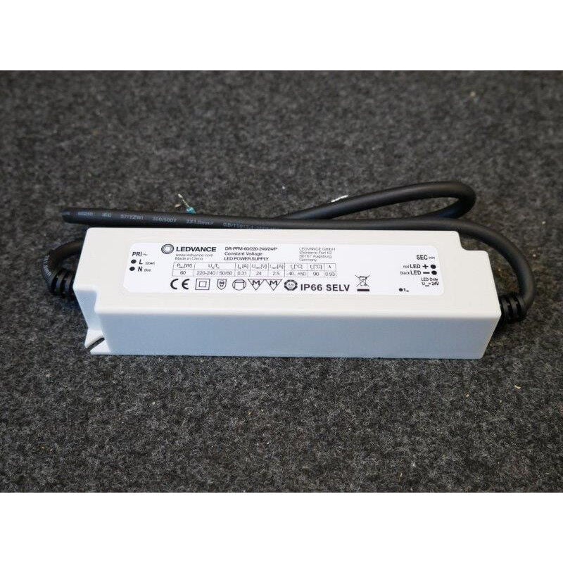 Alim transfo driver LED tension constante 230-24V puissance 60W IP66 LED Performance Ledvance