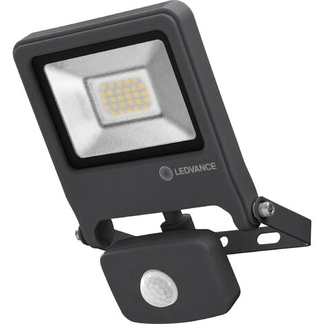 LEDVANCE LED Fluter, Leuchte für Außenanwendungen, Kaltweiß, Integrierter Tageslicht- und Bewegungssensor, Endura Flood Sensor