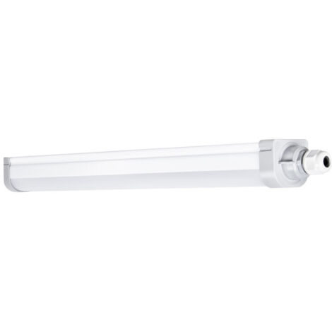 Ledvance LED Impermeable Pantalla PC (Polycarbonate) Blanco 16W 1920lm - 840 Blanco Frio  60cm - Reemplazo 2x18W