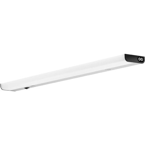 OSRAM LEDVANCE LED Unterbau-Leuchte, Leuchte für Innenanwendungen, Bewegungssensor, Warmweiß, 527,0 mm x 67,0 mm x 20,0 mm, Linear LED Flat - Silber