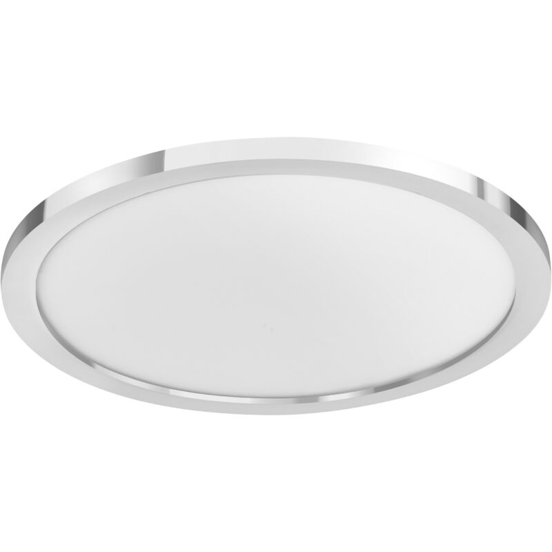 Smart led Bathroom Lamp Chrome, 18W, 2100LM, 3000-6500K, 30cm, IP44, Orbis Disc wall light, lampe de salle de bain avec technologie wifi, dimmable,