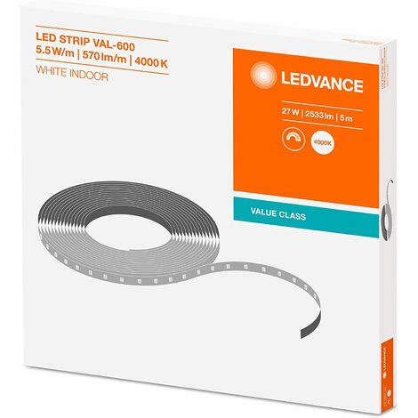 LEDVANCE Module LED flexible 5m LED STRIP VALUE-600 LS VAL-600/840/5 Natural Light 4000K