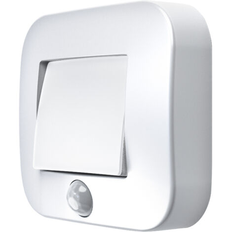 Ledvance night lux hall lampada led a batteria con sensore da parete 0,3w luce naturale 4000k in policarbonato colore bianco lum260658bli1