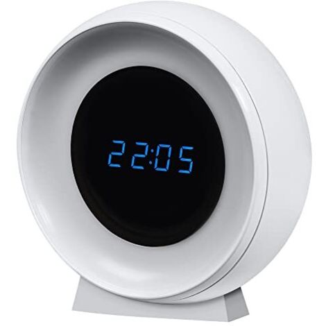 LEDVANCE  NIGHTLUX CLOCK 4058075757721 Lampada notturna Rotondo Da bianco caldo a bianco freddo Bianco
