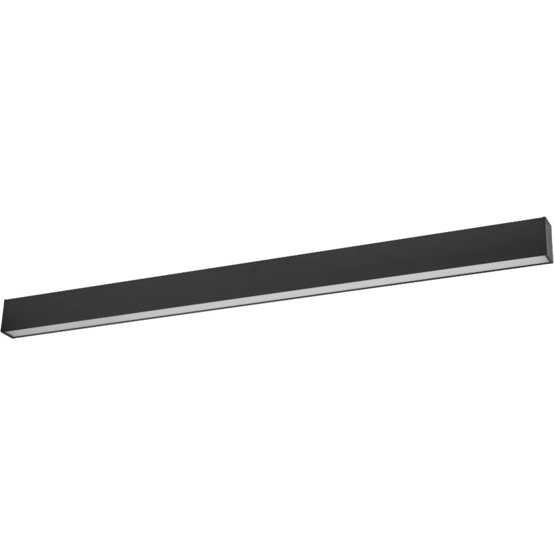 LEDVANCE Office Line Cuboid, square office ceiling light, 30 W, 3,100 lm, 4,000 K, 840 cool white, 3-step dimmable, black aluminium, IP20