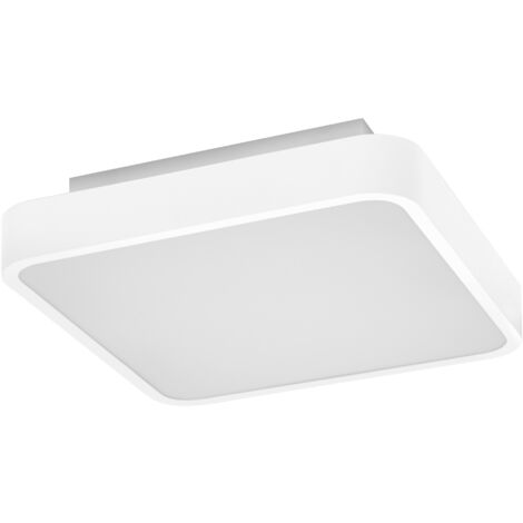 LEDVANCE ORBIS BACKLITE SQUARE SMART+ Wi-Fi blanc, luminaire LED gradable pour l'intérieur, 28W, température de couleur 3000 - 6500K, 2400 lm, lumière RGB pour une lumière blanche et colorée, 35x35cm