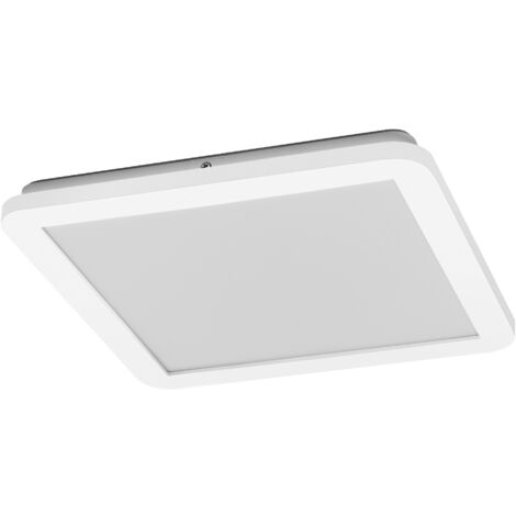 LEDVANCE ORBIS Disc applique/avec LED, blanc, 22W, 1800lm, 3000/4000K, réglabvia interrupteur mural avec Click CCT, 30x30cm, protection IP44 pour salde bain, vis de montage et chevilles incluses