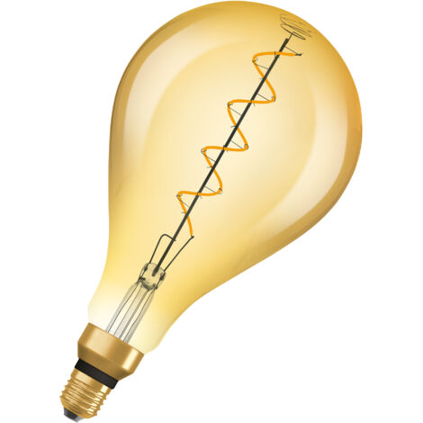 Ledvance/Osram - Osram Parathom LED Filamentlampe Globe160 Vintage 1906 Gold No 28 5 Watt E27 825 Warmweiss extra 2000 Kelvin