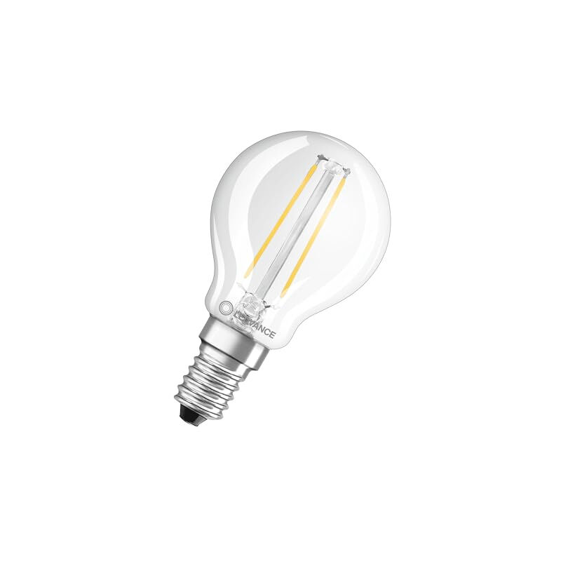 Classic led E14 poire filament claire 2.5W 250LM - 827 blanc très chaud équivalent 25W 4099854069215 - Ledvance