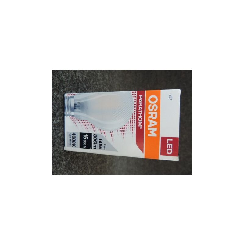 Ampoule led 7W 4000K 806lm culot E27 230V ø 60x105mm non-dimmable Parathom CLA60 Osram ledvance 808416 Ampoule led 7W 4000K 806lm culot E27 230V ø 60x105mm non-dimmable Parathom CLA60 Osram ledvance 808416