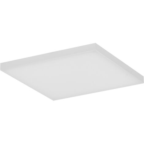 LEDVANCE Planon Frameless panel light in white with advanced LED technology, 19 W, square shape (300 x 300 mm), warm white light colour at 3,000 K, aluminium housing