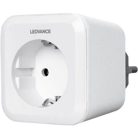 LEDVANCE Smart+ Prise Connectée, Blanc, Compatible Bluetooth - Pilotable avec Siri via Apple HomeKit - Weiß