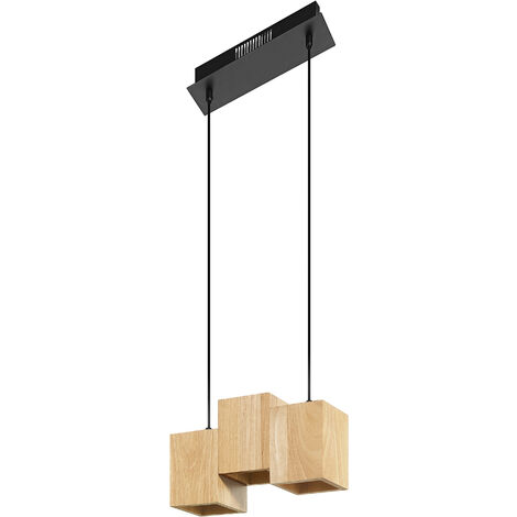 LEDVANCE SMART+ WiFi-Pendelleuchte DECOR Wood, 21W, 1950lm, regulierbares Weißlicht (3000K bis 6500K), dimmbar, FSC-zertifiziertes Holz, steuerbar per App, kompatibel mit Amazon, Google und Co.