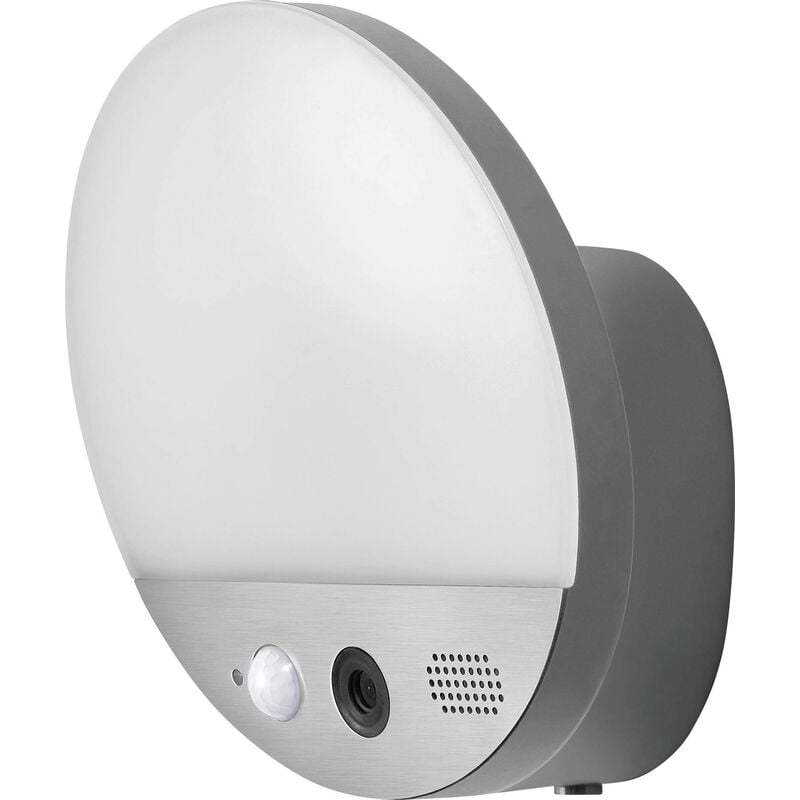 Smart+ WiFi Round Camera 4058075564480 AC35456 Applique murale led extérieure avec caméra de surveillance 15 w W410182 - Ledvance