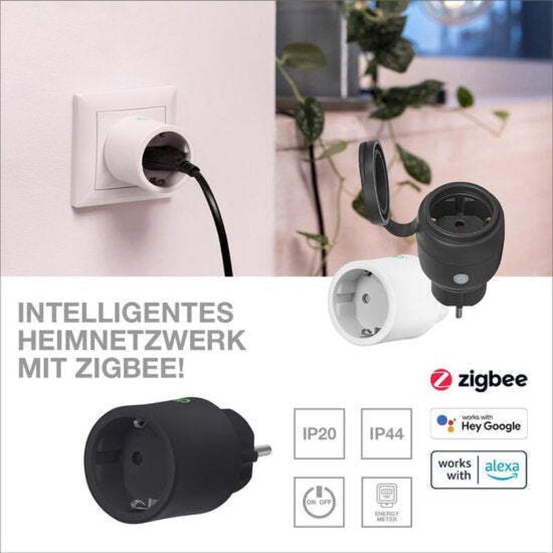 Ledvance - smart+ Prise intelligente pour intérieur avec technologie ZigBee, intègre des appareils conventionnels dans la maison intelligente,