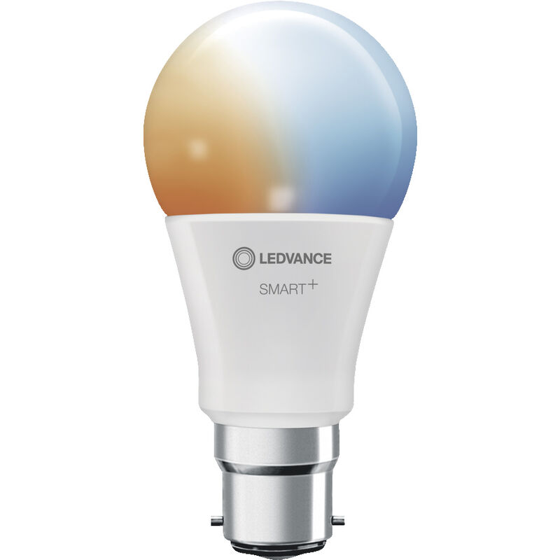 Image of LEDVANCE Smarte LED-Lampe mit WiFi Technologie, Sockel B22d, Dimmbar, Lichtfarbe änderbar (2700-6500K), ersetzt Glühlampen mit 60 W, SMART+ WiFi