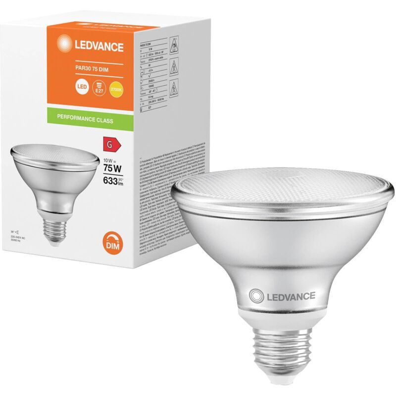 LEDVANCE 4099854071195 Led Par30 Dim P 10W 927 E27 Warm White