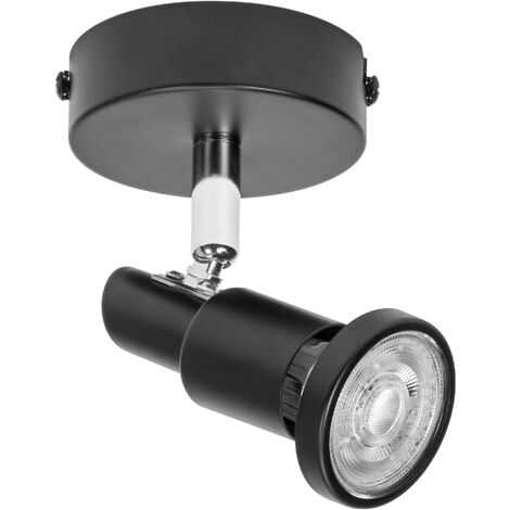LEDVANCE - Spot LED GU10 1x3 W noir lumière chaud blanc