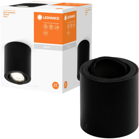 LEDVANCE SPOT SURFACE ROUND 4058075758629 Aufbauleuchte  GU10   Schwarz