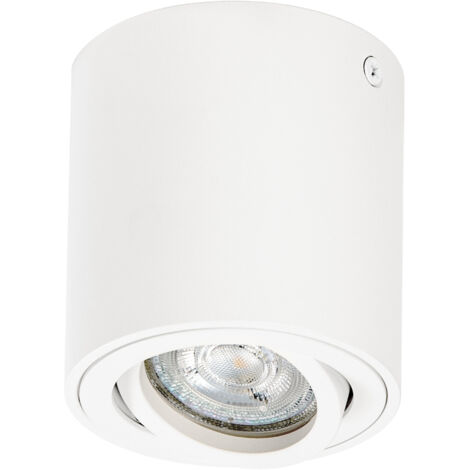 LEDVANCE Spot Surface Spot de plafond rond, blanc GU10