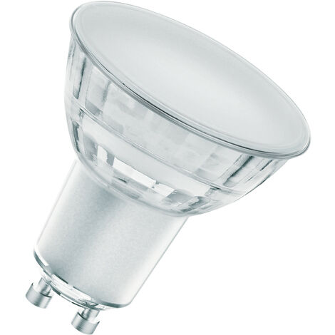 Ledvance Superior Réflecteur LED GU10 Spot Dépolie 4.1W 350lm - 927 Blanc Très Chaud Dimmable - Meilleur rendu des couleurs - 2700K - Blanc Très Chaud