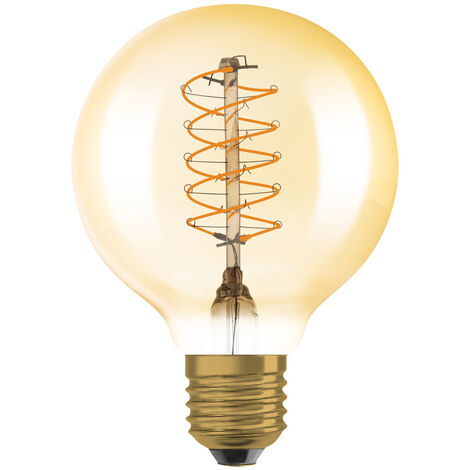 Osram Vintage 1906 LED E27 Edison Filamento Oro 7W 725lm - 825 Bianco Molto  Caldo, Dimmerabile - Sostitutiva 60W