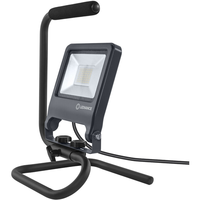 Apparecchio, Lampada da esterno, worklights s-stand / 30 w, 220…240 v, Ampiezza fascio luminoso: 120°, Bianco freddo, 4000 k, Materiale: