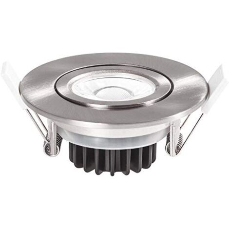 LEDXON EDOS LB19 EDOS LED-EINBAUSCHEINWERFER 9 W 830 9 W EINSTELLBAR IP65 NICKEL 7008111