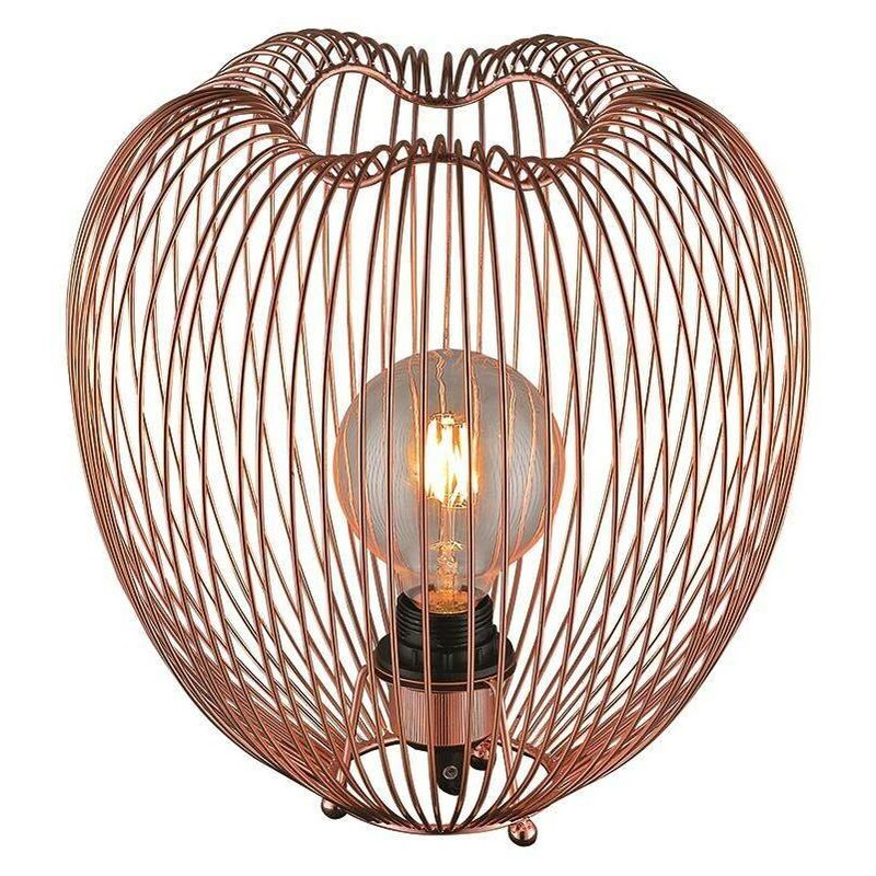 1 Light Table Lamp Copper, E27 - Spring Lighting