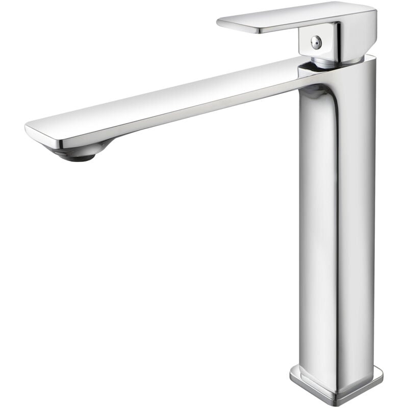 Badplaats - Robinet de Lavabo Leeds xl - Chrom - Mitigeur avec kit