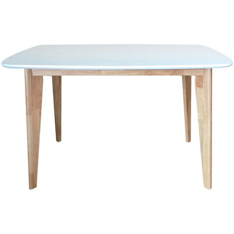 BO LIVING Leena Dining table White top Oak legs