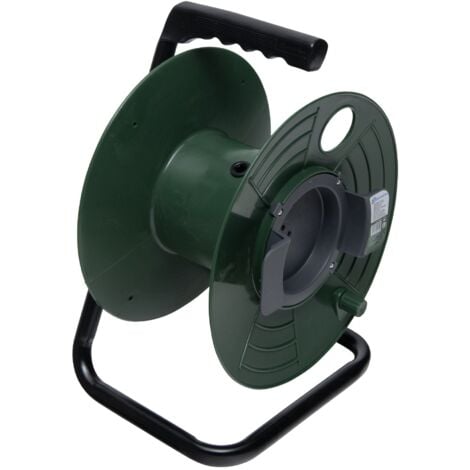 ELECTRALINE Leerer Kabelaufroller mit Metallbasis