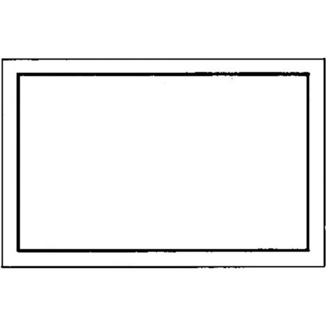 Leerschild 250x150mm weiß-schwarz