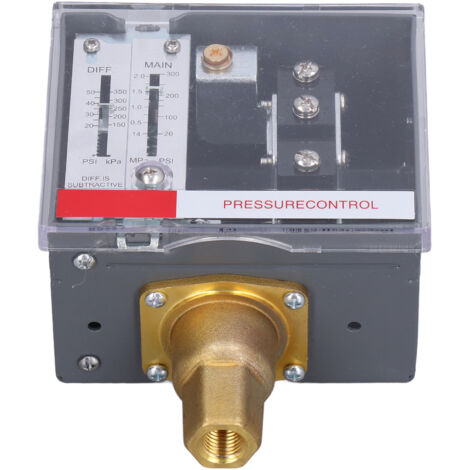LEFOO LF56 Régulateur de Pression Ajustable pour Liquide et Vapeur, Commutateur SPDT NPT1/4‑18