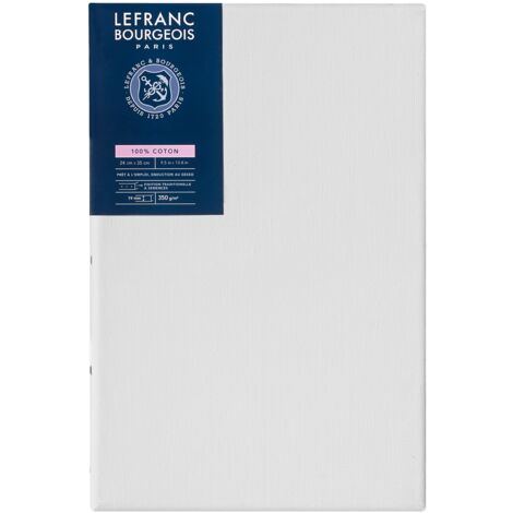 Lefranc Bourgeois Telaio Telato Cotone, Rosso, 24 x 35 Cm, Spessore 1.9 Cm