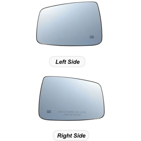 Left heated glass mirror replacement driver side for Dodge Ram 1500 2009-2019 2500 2012-2019 68050298AA, 68050299AA.