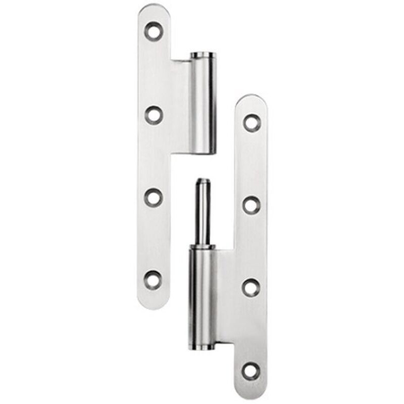 Left - Stainless steel hinge - thickened - 140x60x2.5mm