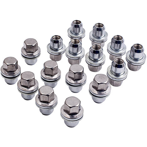 LEGA RUOTA DADO INOX PAC x16 RRD500290 per LAND Rover Discovery 3 & 4 MK3 MK4