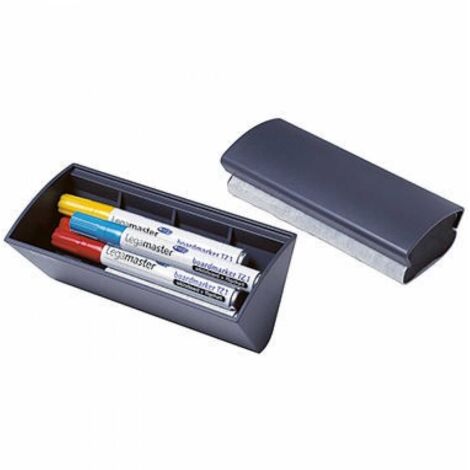 LEGAMASTER Tafelschreiberhalter Legamaster inkl. Tafelwischer Kunststoff anthrazit