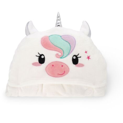 Legami - Coperta con Cappuccio Cosy Hugs Tema Unicorn, con Tasche Scaldamani e Cappuccio, Coperta in Poliestere, Chiusura a Bottone, 150 x 125 cm