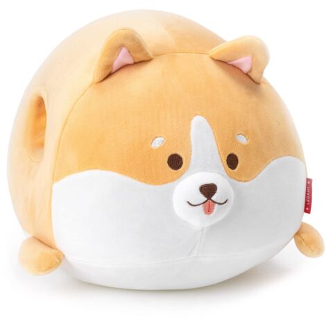 Legami - Cuscino, Apertura Scaldamani, super soffice, 25x24 cm, Tema Corgi